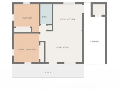 a plan of the ground floor of a building at 2 Bdrm Modern House Mins From Beach & Casino Hb1 in Hallandale Beach