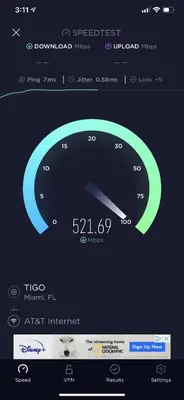 a screenshot of a speedometer on a computer screen at Single Size TOP Bunk Bed - Mixed Shared ROOM in Miami