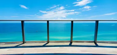 a view of the ocean from a balcony at Million Dollar View at Hyde Resort And Residences in Hollywood