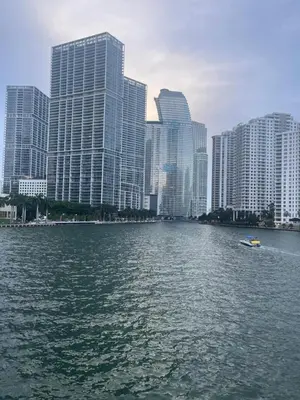 a body of water with a city with tall buildings at Sun&Sea IconBrickell Unit in Miami