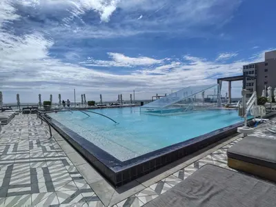 a large swimming pool on top of a building at WVR Vacation Residences 1707 in Fort Lauderdale