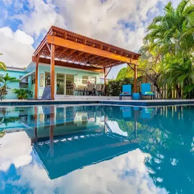 Fun Family-Friendly Poolside Escape Near Beach