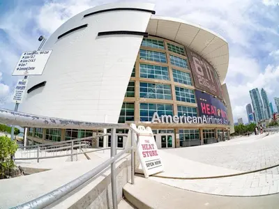 a sign in front of an american football stadium at 5 Minutes to downtown Apt201 in Miami