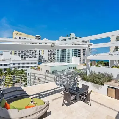 Penthouse Bahia Mar South Beach on Ocean Drive Miami Beach home