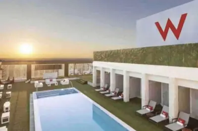 a rendering of a hotel with a swimming pool at Modern 1 Bed ICON Brickell with Amazing Views in Miami