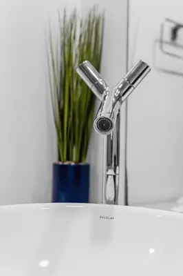 a sink with a faucet in a bathroom at Luxurious Condo at ICON with Views in Miami