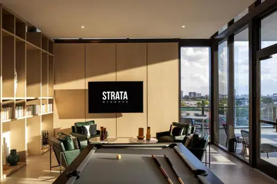 a billiard room with a pool table at Wynwood 1br w gym pool lounge nr Midtown MIA-35 in Miami