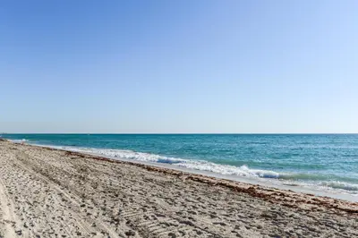 a sandy beach with the ocean in the background at Decoplage Paradise - Unit A in Miami Beach