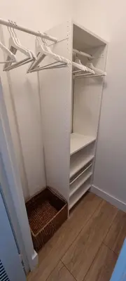 an empty refrigerator with a basket inside of it at NEW LUXURY APARTMENT 2Br 2Ba DIRECT BEACH ACCESS in Hollywood Beach